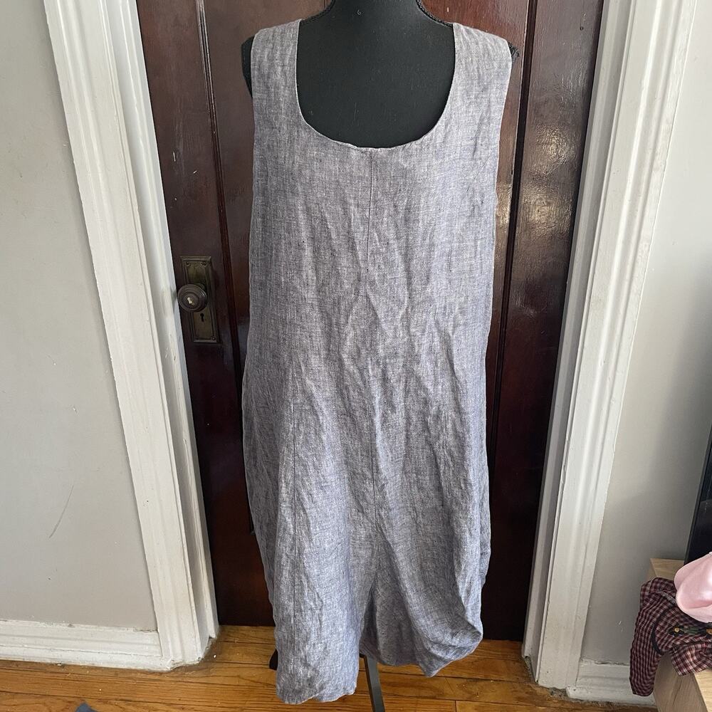 Chalet Et Ceci Linen Sheath Dress - Picture 3 of 8